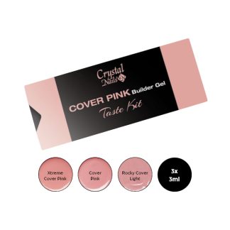 Crystal Nails - Builder Gel Taste Kit - Cover Pink
