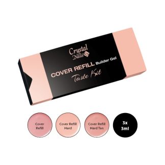 Crystal Nails - Builder Gel Taste Kit - Cover Refill