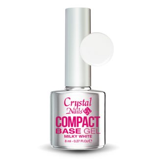 Crystal Nails - Compact Base Gel - Milky White