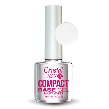 Crystal Nails - Compact Base Gel - Milky White