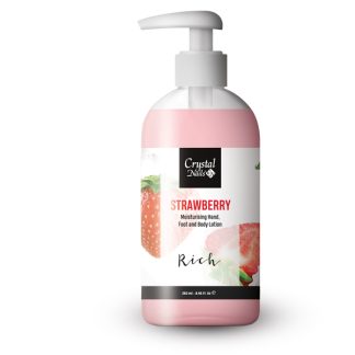Crystal Spa - Crema Idratante Mani, Piedi E Corpo - Strawberry