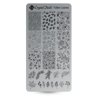 Crystal Nails - Stamping Plate - Fallen Leaves