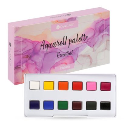 Crystal Nails - Aquarell Palette 12 Colori - Essential