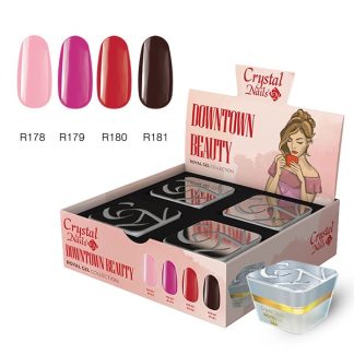 Crystal Nails - Royal Gel Kit - Downtown Beauty - 4x4,5ml