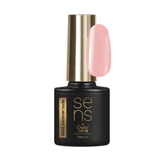 Crystal Nails - Sens Base Gel - Shimmer Nude