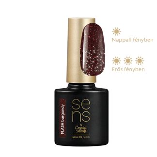 Crystal Nails - Sens 3g Polish - Flash Burgundy - 4ml