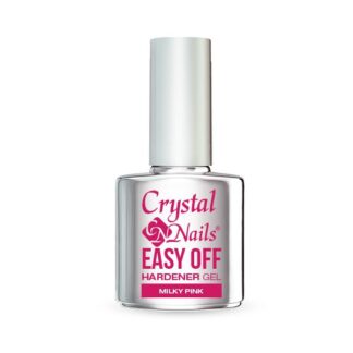 Crystal Nails - Easy Off Hardener Gel - Milky Pink - 15ml