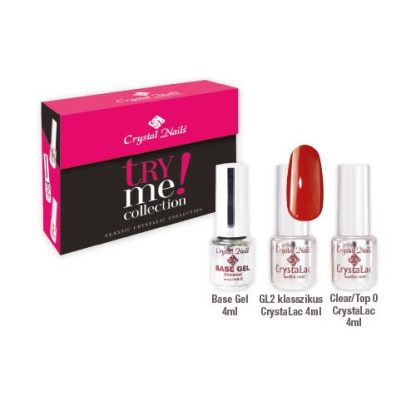 Crystal Nails - Try Me! - 3 Step Crystalac Kit Prova