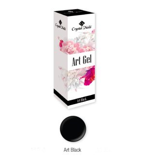 Crystal Nails - Art Gel - Black - 5ml