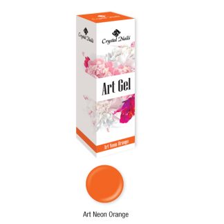 Crystal Nails - Art Gel - Neon Orange - 5ml