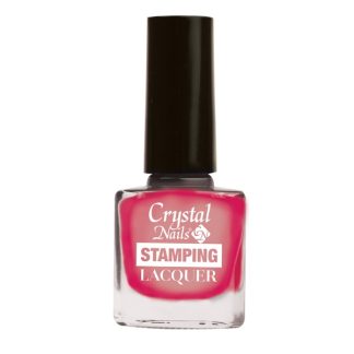 Crystal Nails - Stamping Lacquer - Chrome Pink - 4ml