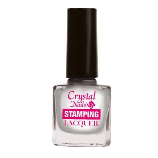 Crystal Nails - Stamping Lacquer - Chrome Silver - 4ml