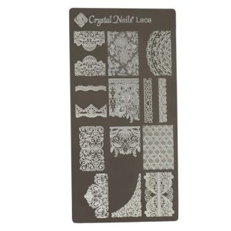 Crystal Nails - Stamping Plate - Lace