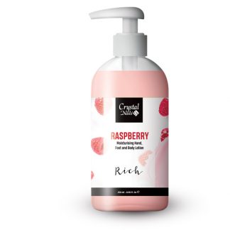 Crystal Spa - Crema Idratante Mani, Piedi E Corpo - Raspberry