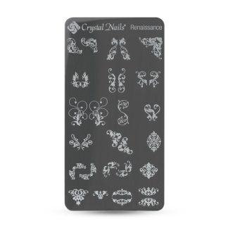 Crystal Nails - Stamping Plate - Renaissance