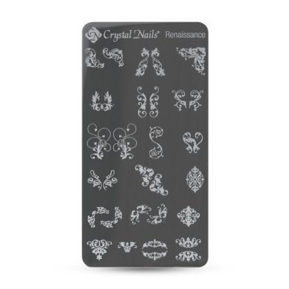 Crystal Nails - Stamping Plate - Renaissance