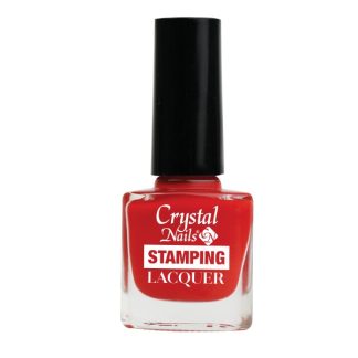 Crystal Nails - Stamping Lacquer - Red - 4ml