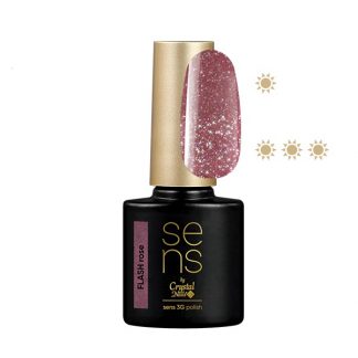 Crystal Nails - Sens 3g Polish - Flash Rose - 4ml