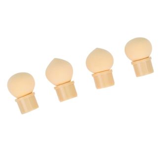 Crystal Nails - 4 Testine in Spugna Per Pennello Ombre