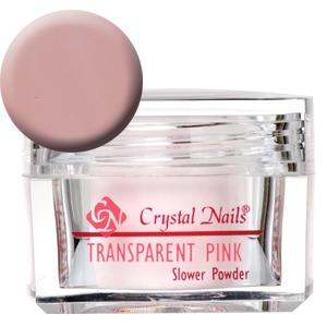 Crystal Nails - Acrylic Powder - Trasparent Pink - Slower