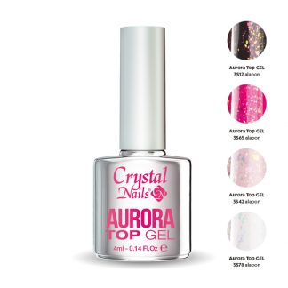 Crystal Nails - Aurora Top Gel - 4ml
