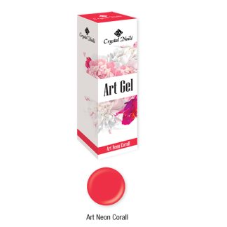 Crystal Nails - Art Gel - Neon Coral - 5ml