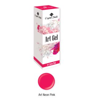Crystal Nails - Art Gel - Neon Pink - 5ml