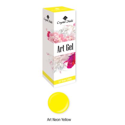 Crystal Nails - Art Gel - Neon Yellow - 5ml