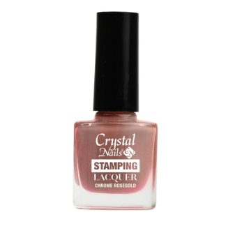 Crystal Nails - Stamping Lacquer - Chrome Rosegold - 4ml