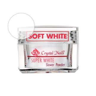 Crystal Nails - Acrylic Powder - Soft White - Slower