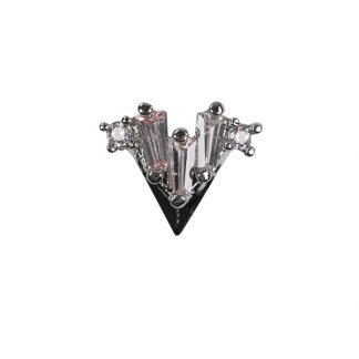 Crystal Nails - Nail Charm 3 - Argento