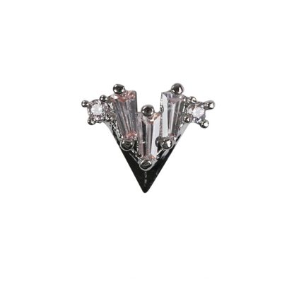 Crystal Nails - Nail Charm 3 - Argento