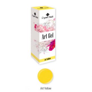 Crystal Nails - Art Gel - Yellow - 5ml