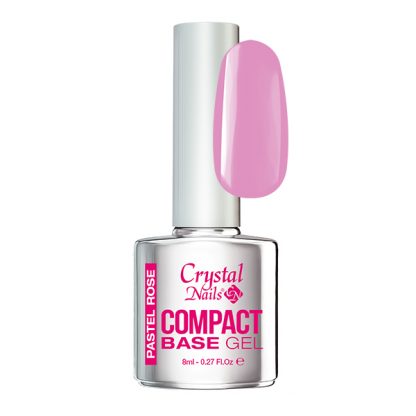 Crystal Nails - Compact Base Gel - Pastel Rose - 8ml