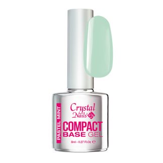 Crystal Nails - Compact Base Gel - Pastel Mint - 8ml