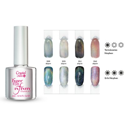 Crystal Nails - Tiger Eye Infinity Crystalac - Holo - 4ml