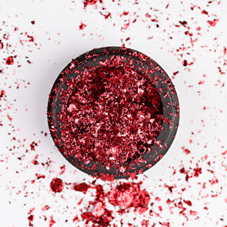 Crystal Nails - Platinum Foil - 3 - Passion Red