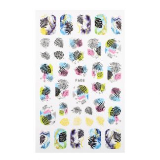 Crystal Nails - Adesivo Per Unghie - Eclettismo Tropicale (F-608)