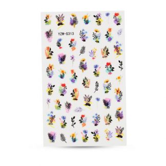 Crystal Nails - Adesivo Per Unghie - Mazzo Di Fiori (YZW-S313)