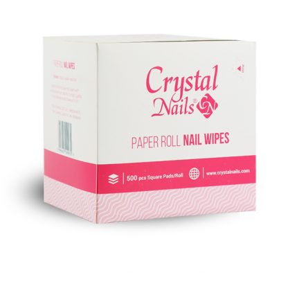 Crystal Nails - Paper Roll Nail Wipes - 500pz