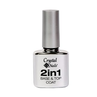 Crystal Nails - 2 in 1 Base E Top Coat