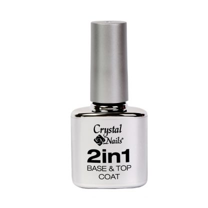 Crystal Nails - 2 in 1 Base E Top Coat
