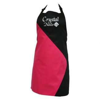 Crystal Nails - Grembiule Rosa E Nero