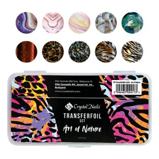 CRYSTAL NAILS - TRANSFER FOIL SET - Art of Nature