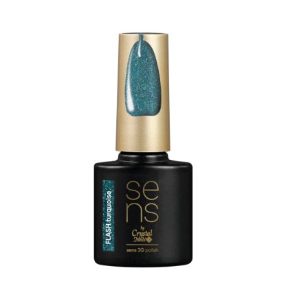 CRYSTAL NAILS - SENS 3G POLISH - FLASH TURQUOISE 4ml