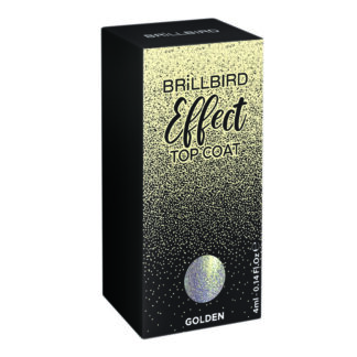 Brillbird - Effect Top Coat - Golden - 4ml
