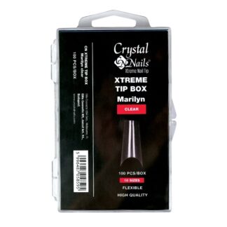 Crystal Nails - Xtreme Tip Box - Marilyn Clear - 100pz