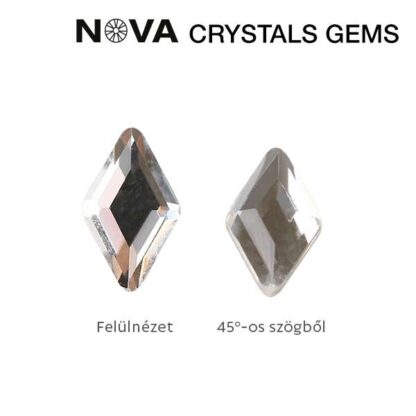 Crystal Nails - Nova Crystals Gems - Rombo (Crystal)