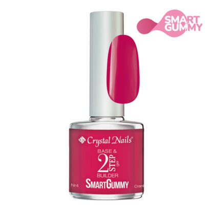 Crystal Nails - SmartGummy Base Gel - #4 Cranberry - 8ml