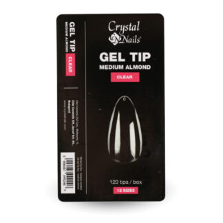 Crystal Nails - Gel Tip Box - Medium Almond - 120pz
